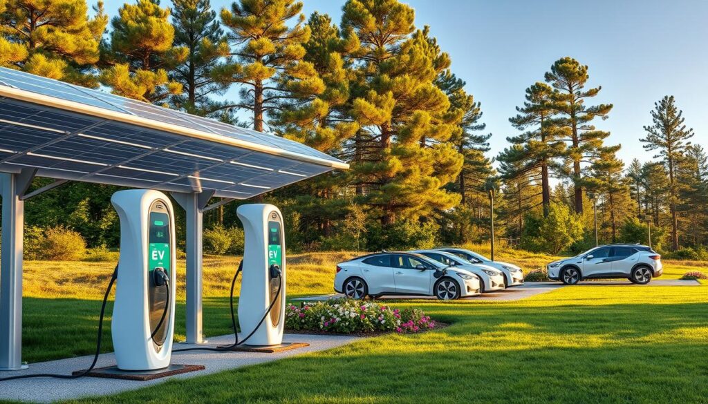 EV charging + solar