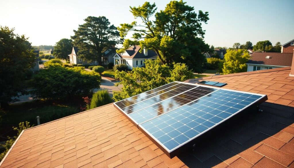 residential solar installation